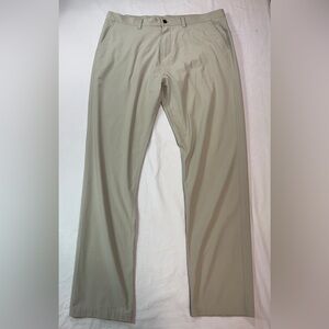 Free Fly Tradewind Pants Mens Size 36x32 Beige Performance Stretch Lightweight
